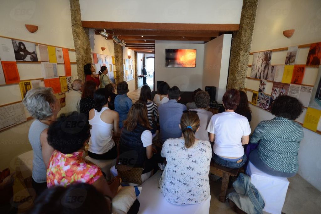 Paraty (RJ) - Exposição Inconfissões, imagens de Ana Cristina Cesar, na Casa do Instituto Moreira Salles (IMS) na Flip, no centro da cidade (Tomaz Silva/Agência Brasil)